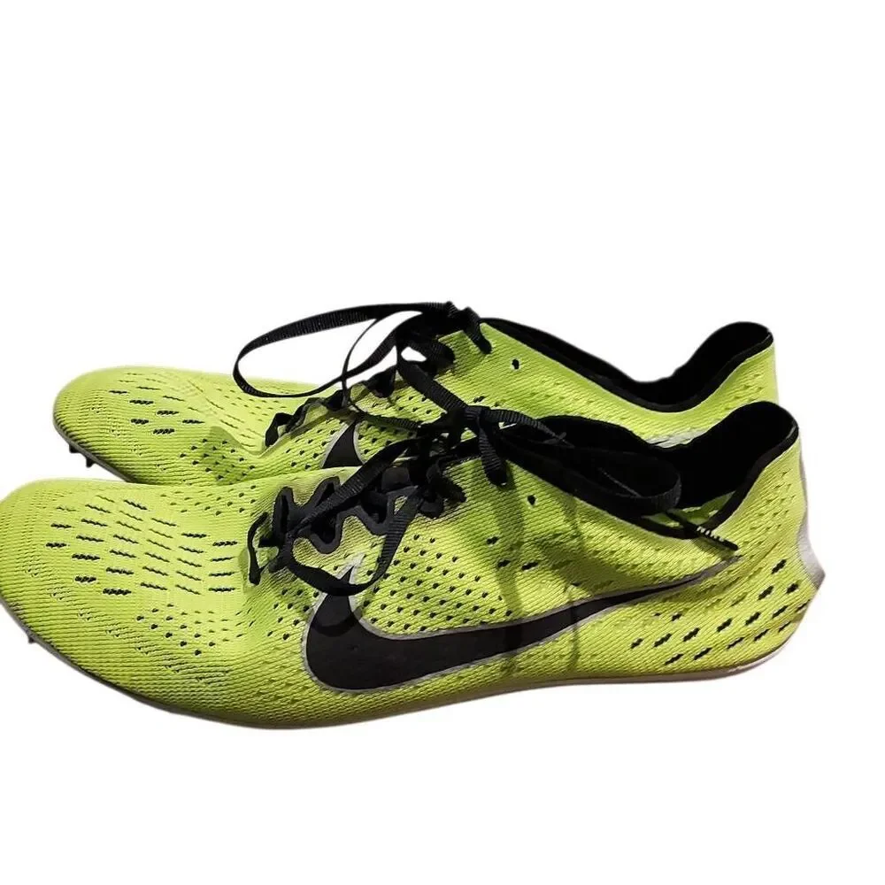 Nike Zoom Victory 3 Track Spikes, Volt Yellow/ Black Built in spikes .